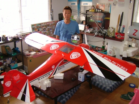 Taylor Craft ラジコン機とK氏