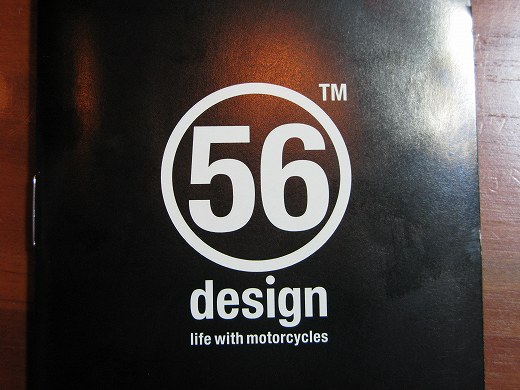 56designのシンプルなロゴデザインのアップ