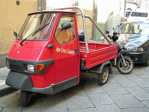 世界各国を旅したアペ・クロスカントリー（参考車両）