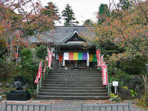 筑波山神社・大御堂の正面からの風景