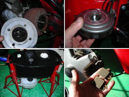 整備が完了したVespa PX125FL2の様子