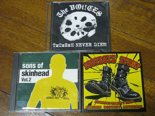 The VOi!CESなどSKINHEAD PUNK系CD3枚