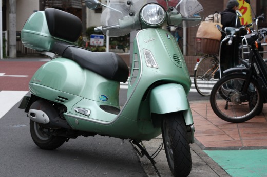 オイル交換で来店したベスパGT200