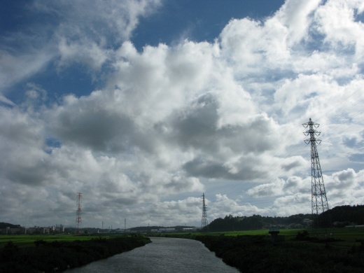 昨日の空を彩った雲たち