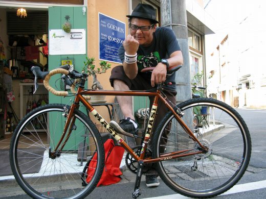MASIの自転車を前から撮影した納車直後の姿