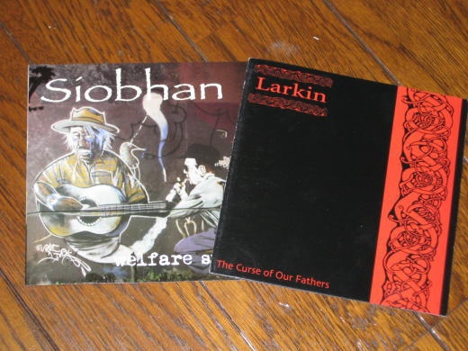 SiobhanとLarkinのアイリッシュパンクCDジャケット
