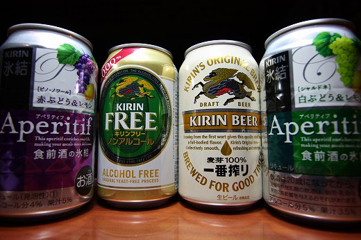 ノンアルコールビールや氷結などキリンの飲料セット