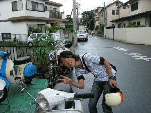 PX200FLの納車前の記念写真
