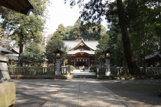 廣幡八幡宮の立派な社殿