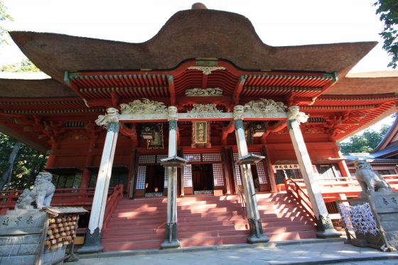 羽黒山神社の入口付近に到着したときの様子