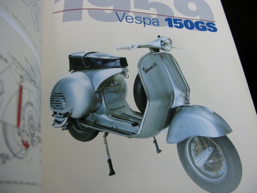 ベスパ150GS（1959年モデル）のカタログ写真