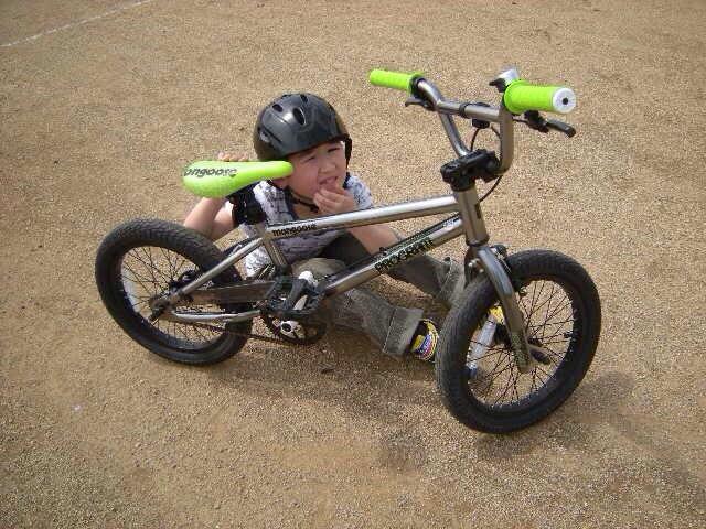 Oちゃんの盗難されたBMXの写真