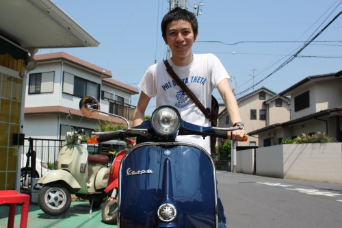 本日納車されたベスパ