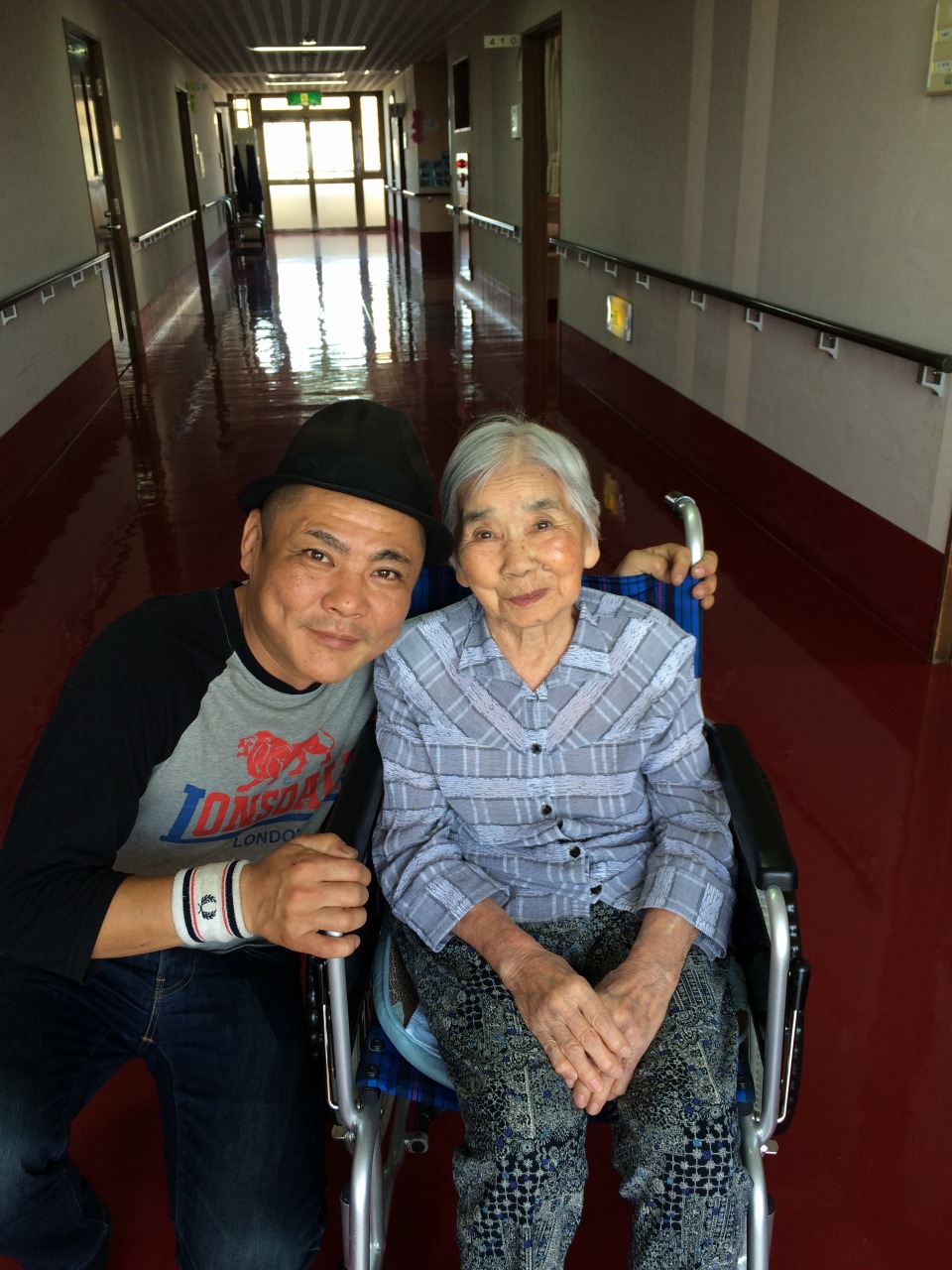 祖母との最後の対面時の写真