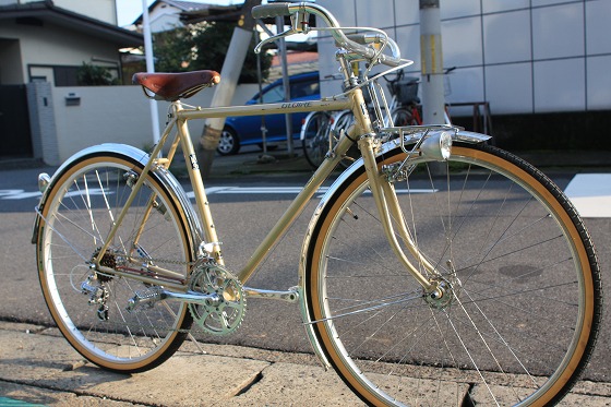 自転車のレストア完了後の姿