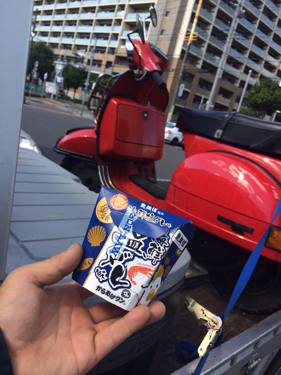 茨城まで修理車を引き取りに行ったときの写真