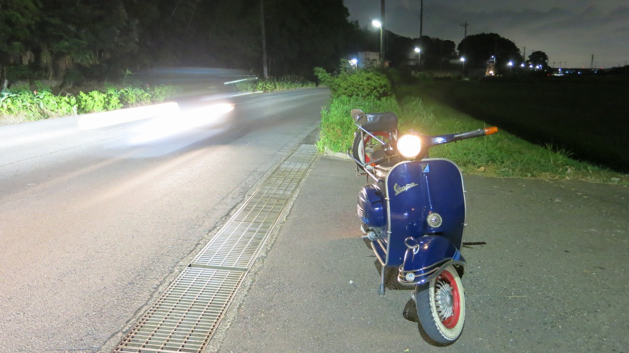 シフト不良で入庫したVespa125ET3の外観