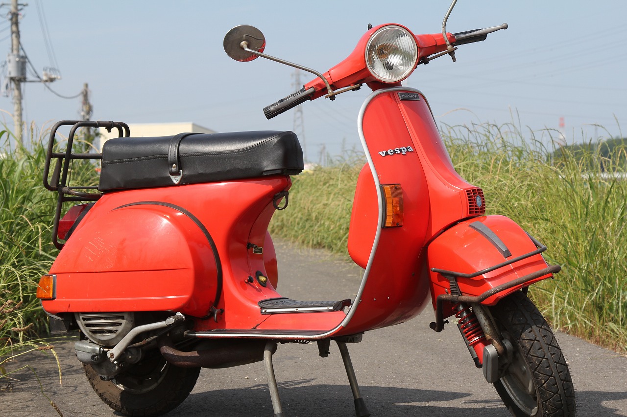 入荷したP125Xの車体全体