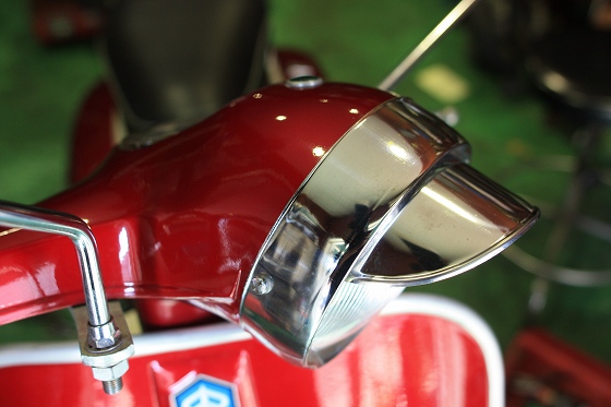 本日の飛び込み修理車・vespa125GTR