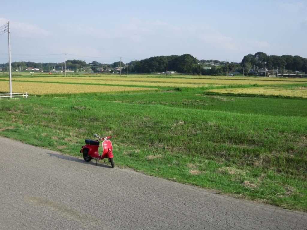 vespa50sの最終試運転の様子