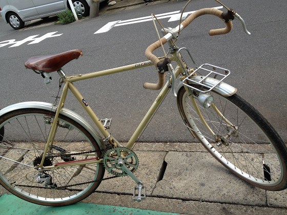 レストア前の購入直後の自転車