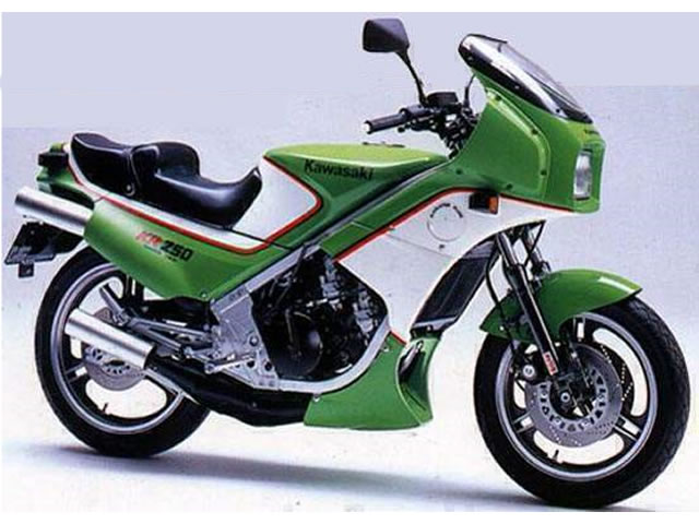 KAWASAKI KR250のカタログ風ショット