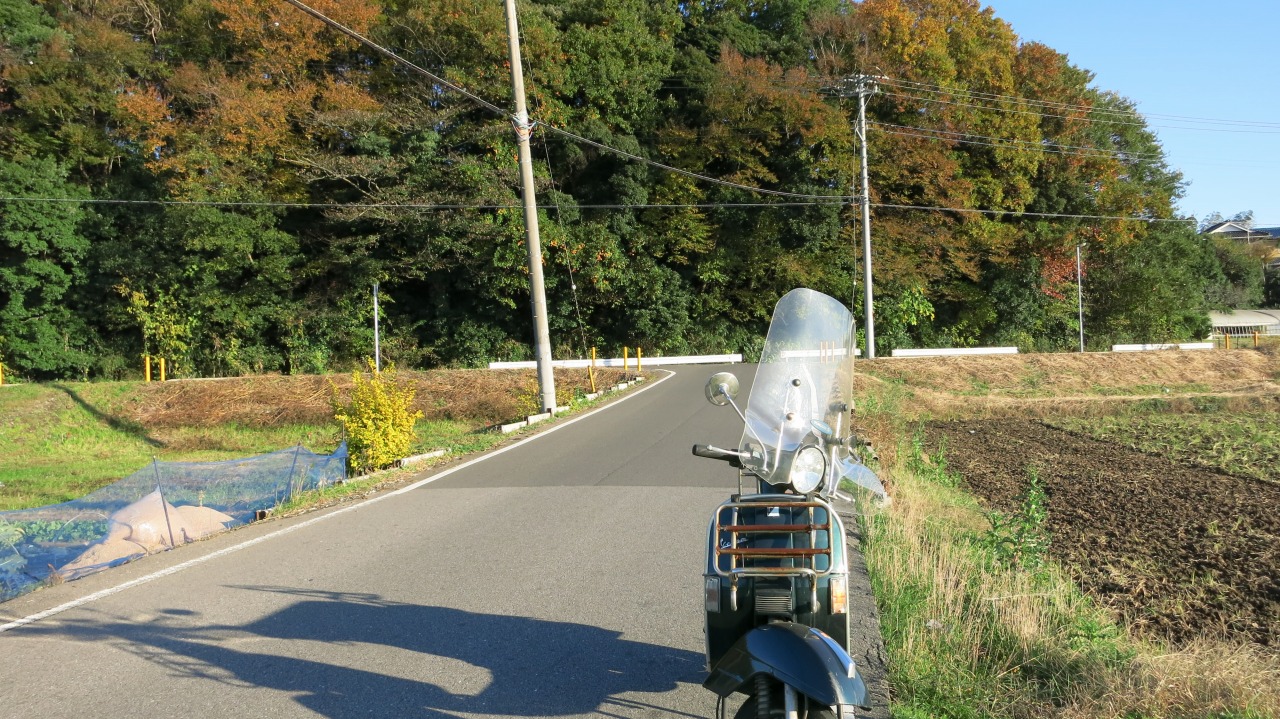分解途中のベスパ