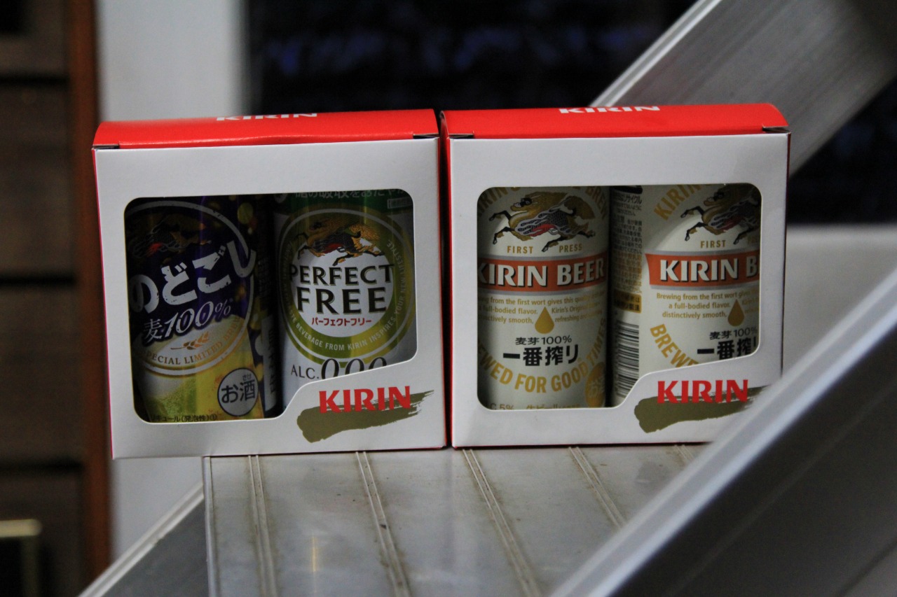 KIRINの一番搾りキャンペーン用サンプル缶ビール