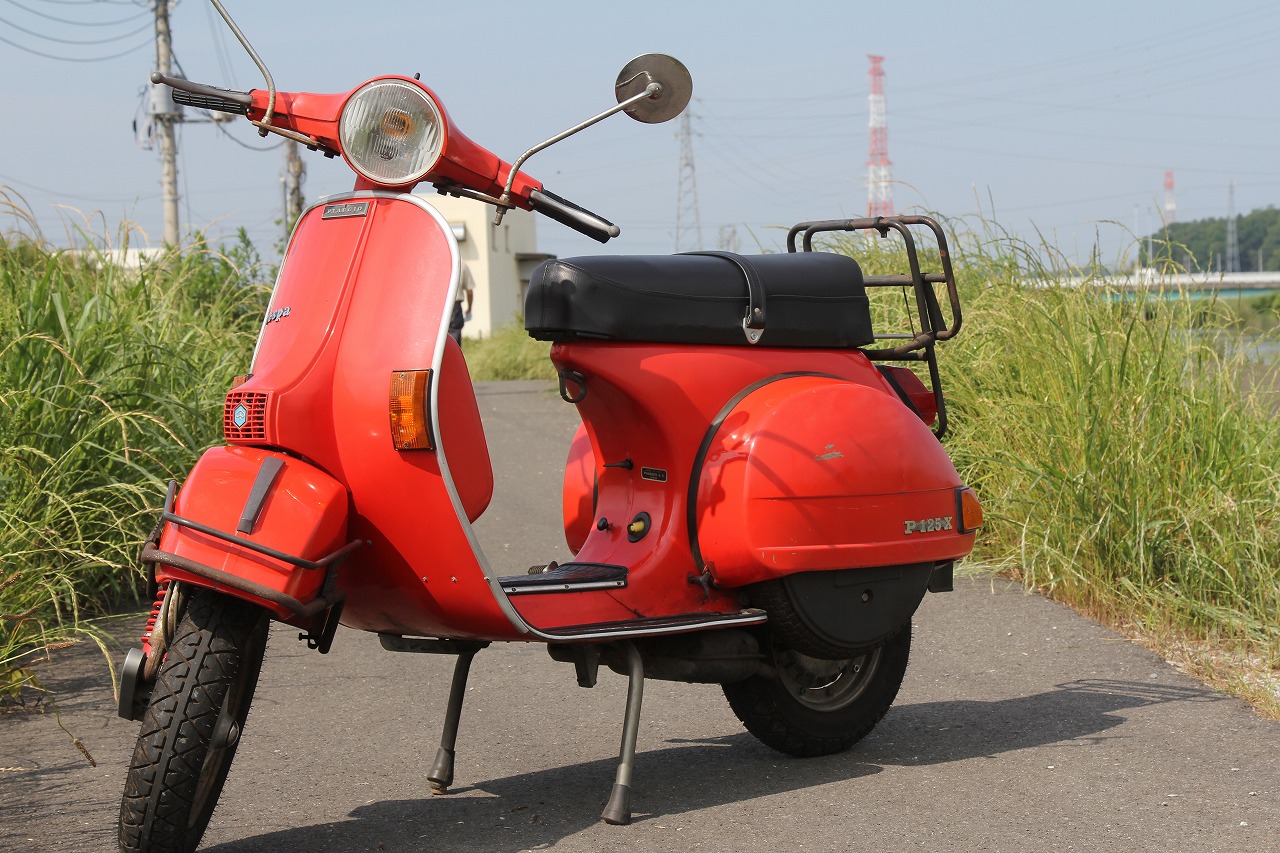出戻りしたP125Xの右側面