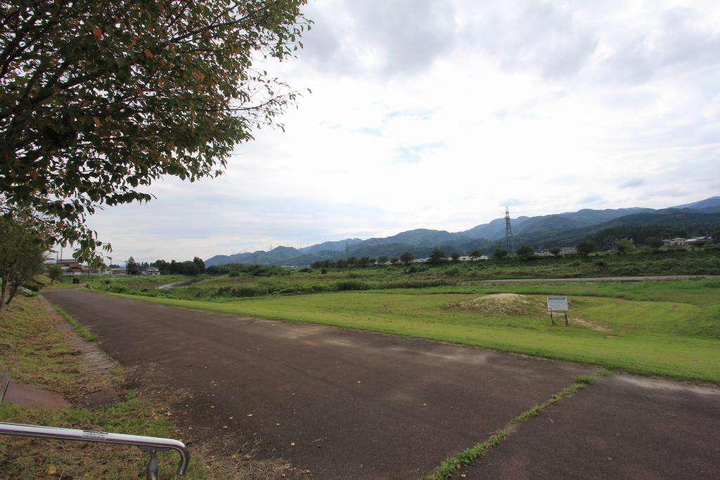 久慈川沿いの河原（斬首場所）