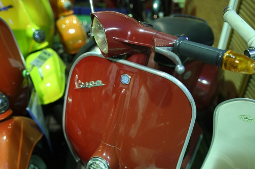 最終調整前のVESPA 50s