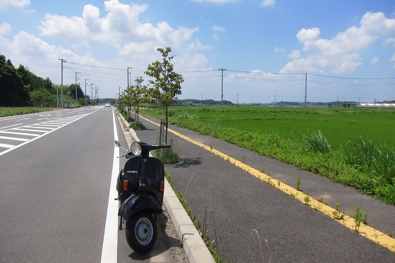 PX200Eの試運転後、調子が良い様子を写した写真。