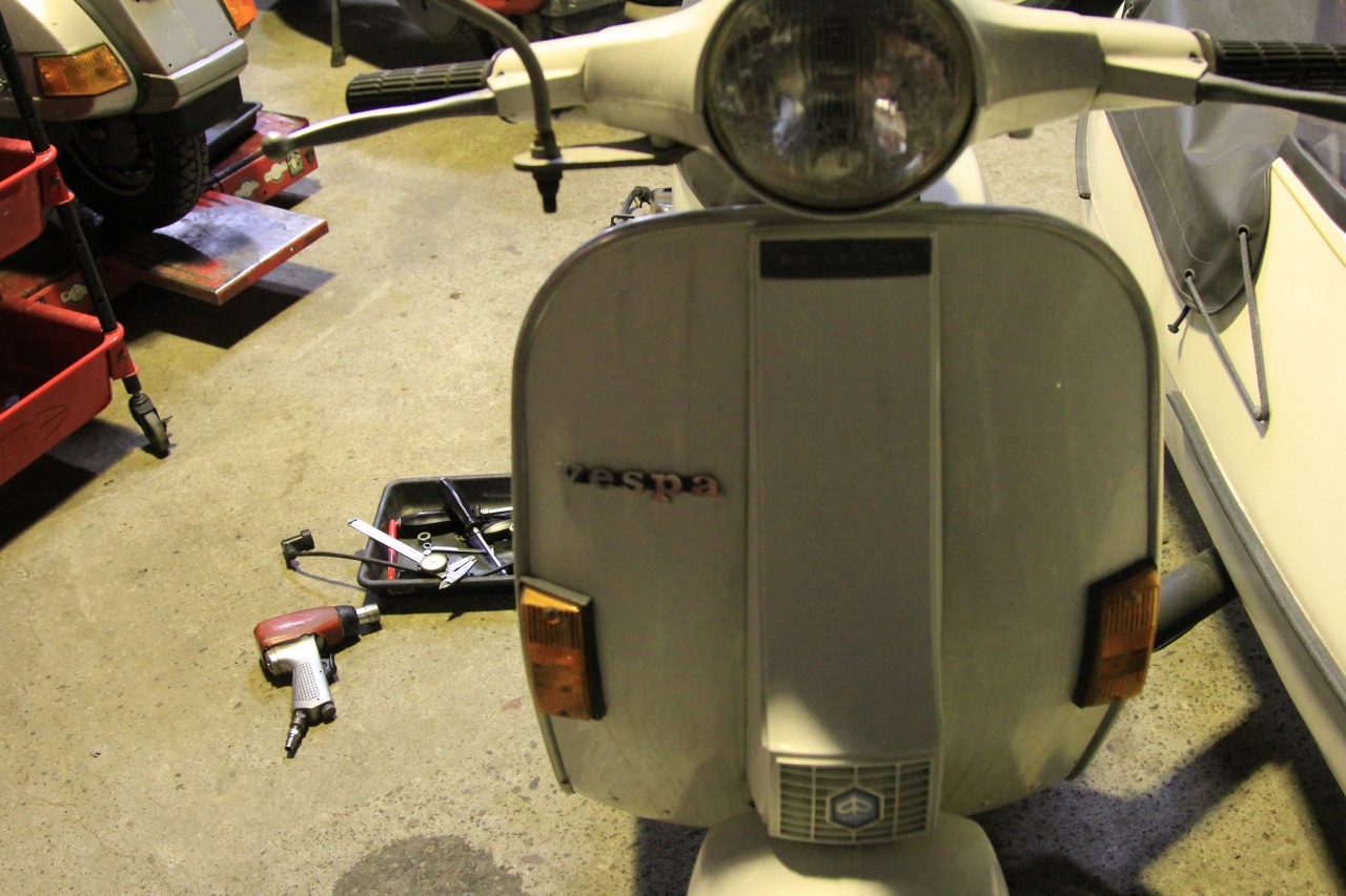 キャブからフューエルホースが抜けていたP125X
