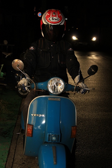 10万キロ目前のP125Xと引き取りに来たアミーゴさん。