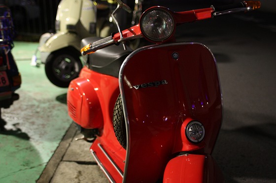 中古のVespa50s整備の作業開始。