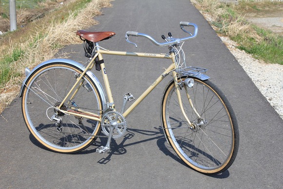 試運転された愛車の自転車