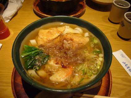 名古屋名物のきしめん