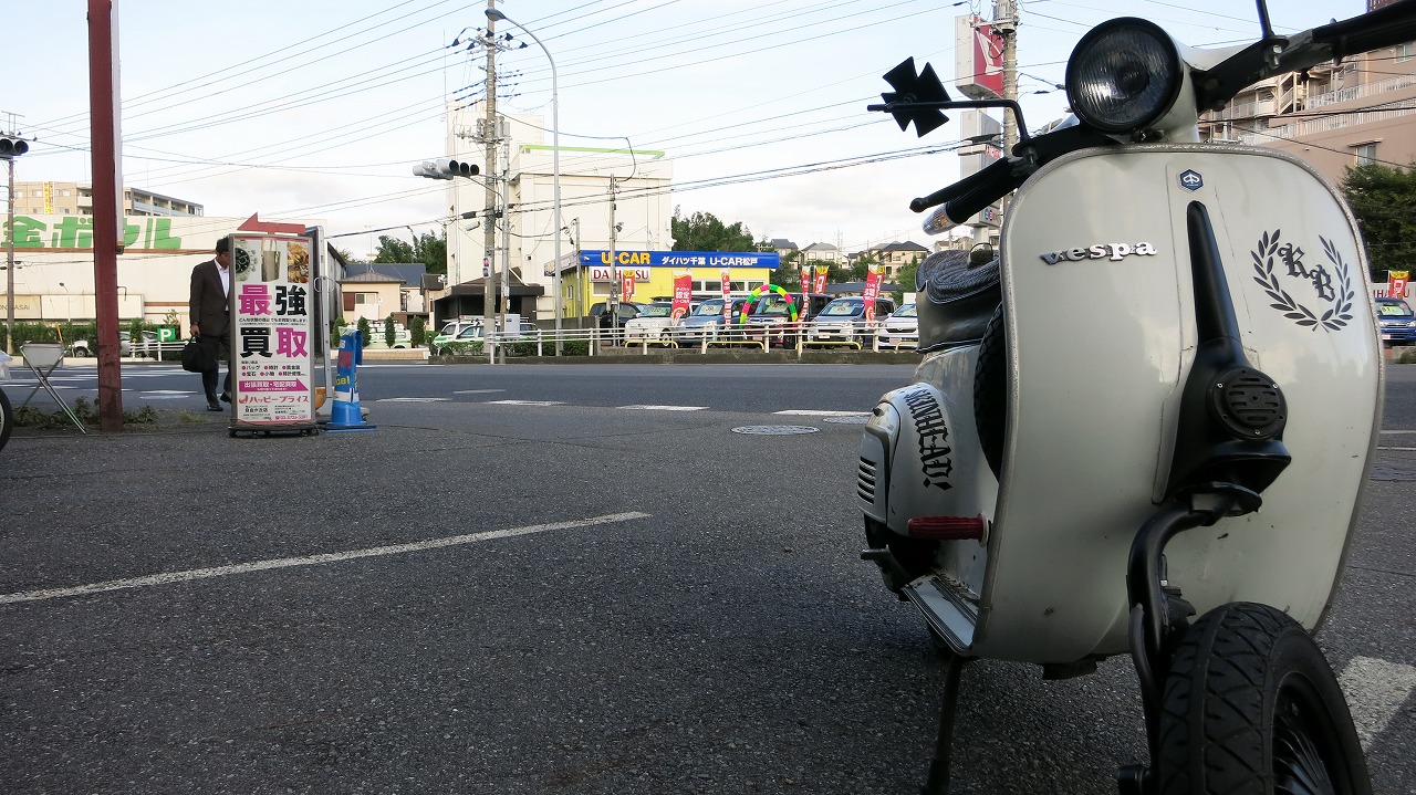 国道6号線を走行中の風景