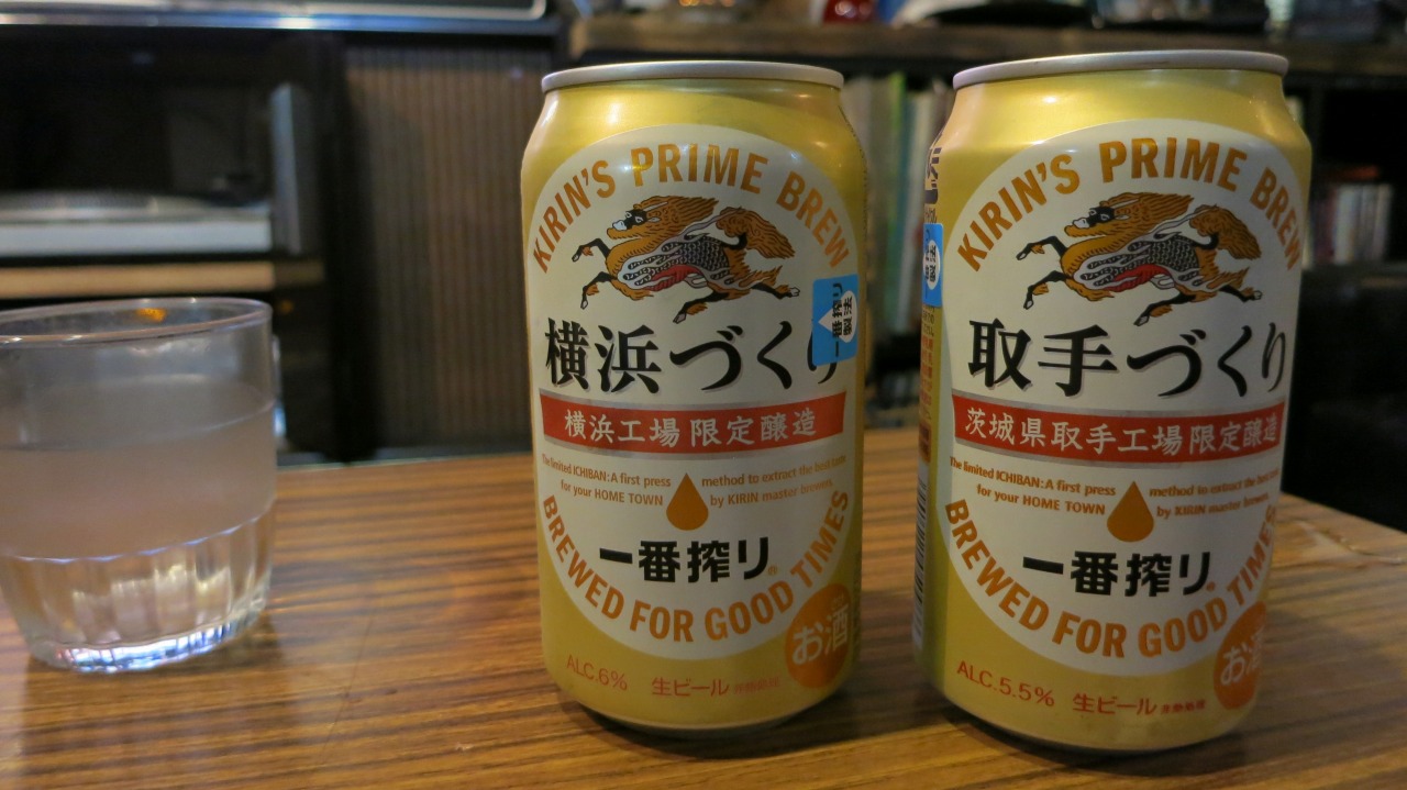 一番搾りを楽しむビール時間