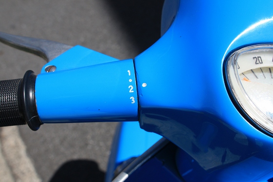 vespa50Rssのリアカスタム部分（ギアやフレーム）