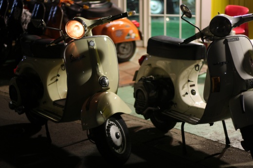 125GTRのエンジン始動後の様子