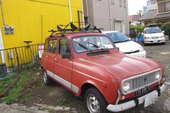 H様が乗ってきたイカした旧車。