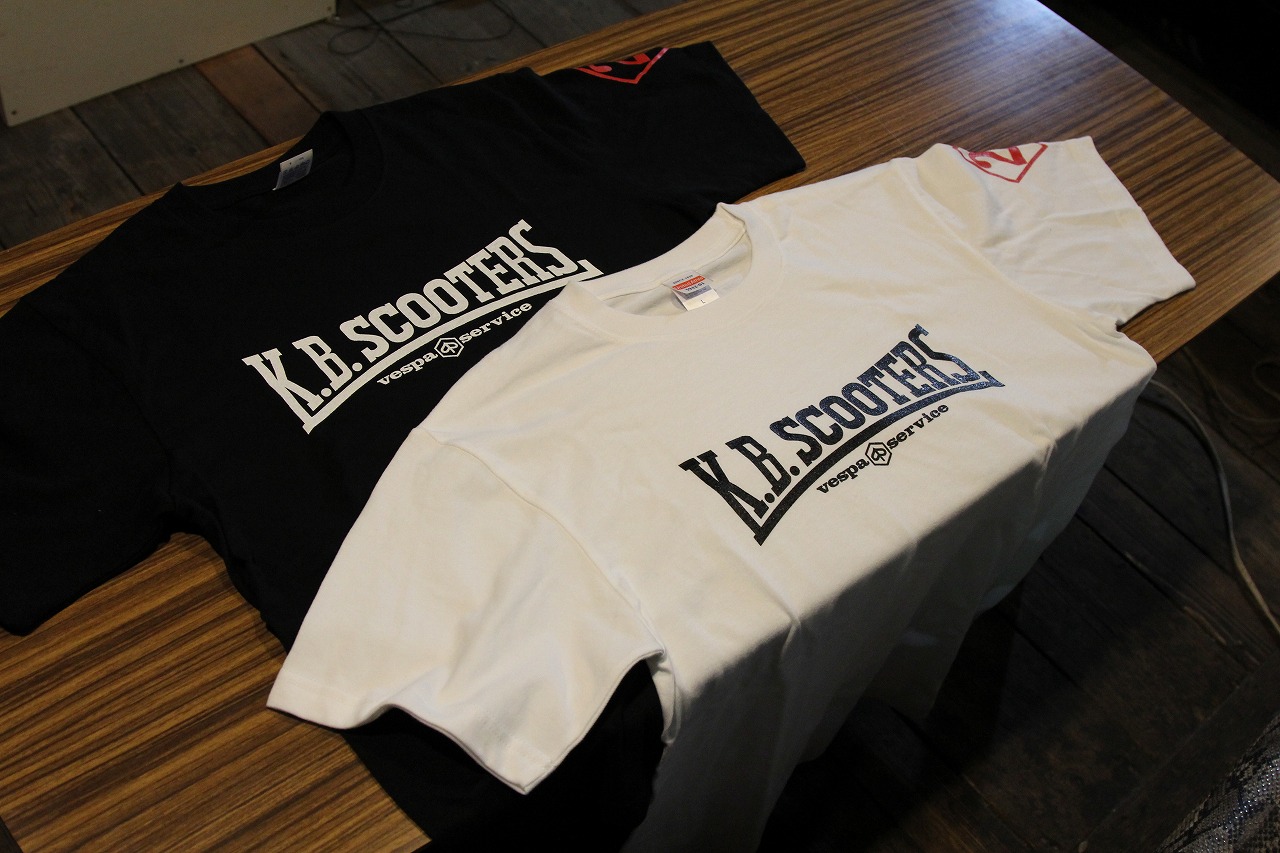 販売中のK.B.SCOOTERSオリジナルTシャツ