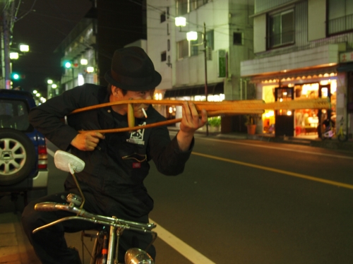 手に入れたアンティークの松葉杖