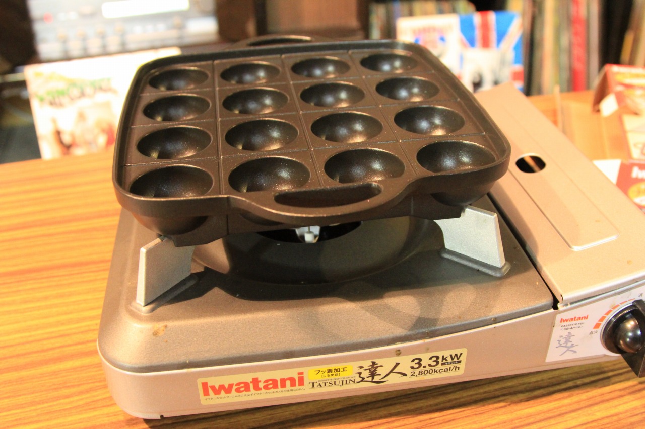 カセットコンロ型のタコ焼き器