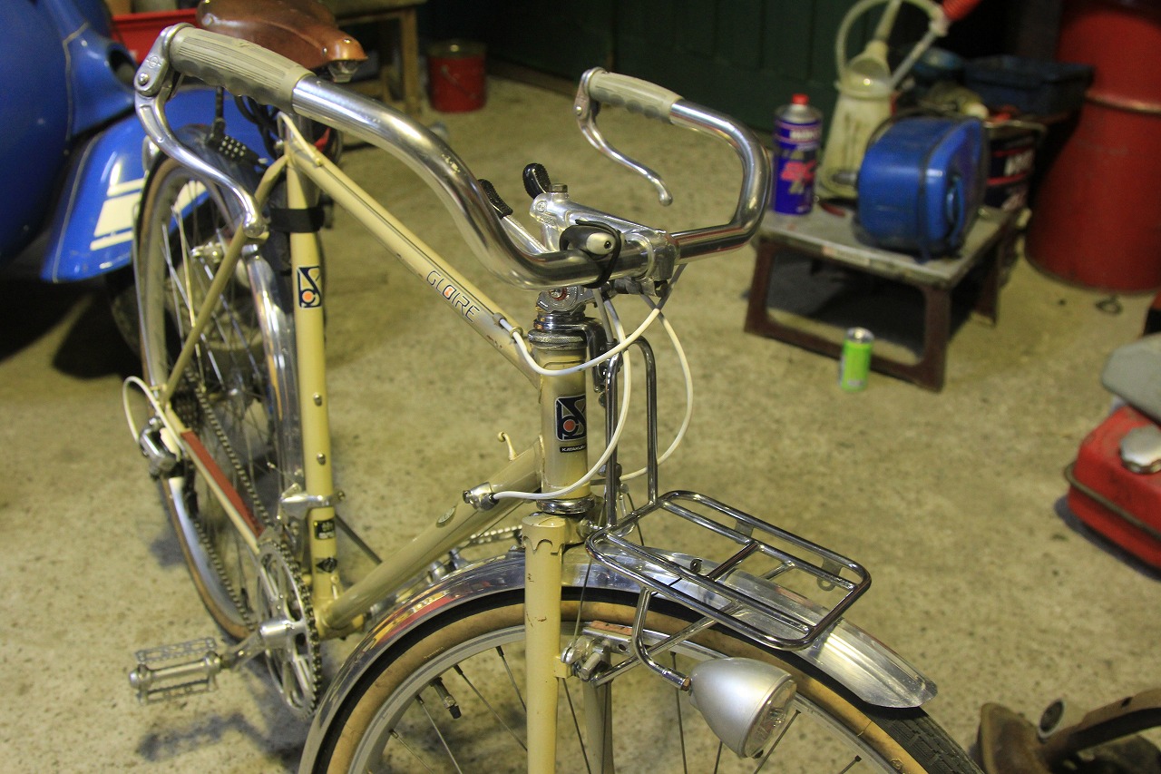 クリーンイノベーターで磨かれた自転車