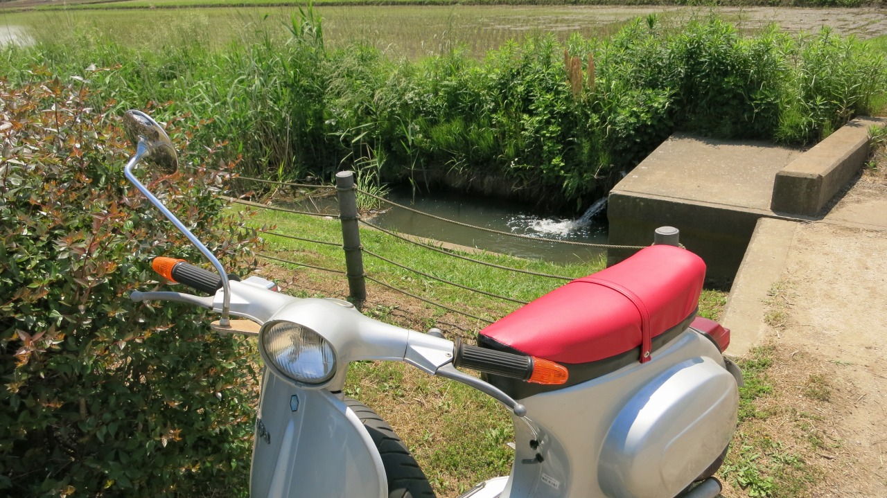 試運転中のvespa50s