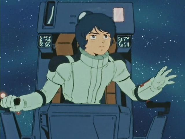 Zガンダム最終回、カミーユ・ビダンの絶望的な表情の場面