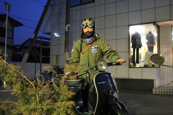 Vespa125ET3を納車したS様の写真