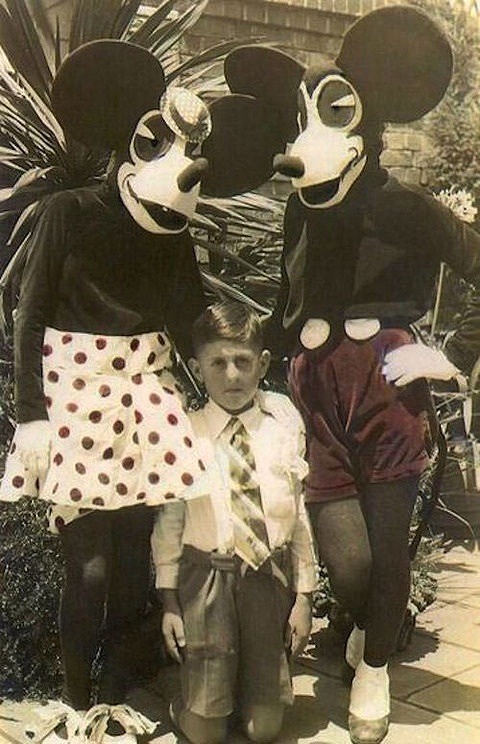 出没するネズミの姿をとらえた写真